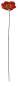 Preview: Zauberhafter Gartenstecker Glasblume rot - ca. 100 cm - Gartendekoration
